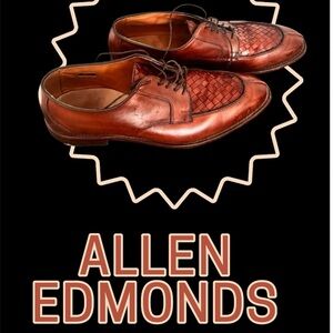 Allen Edmonds Men's Brown Leather Dress Shoes SIZE 14A